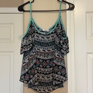 Boho Cold Shoulder Elephant Top 🐘